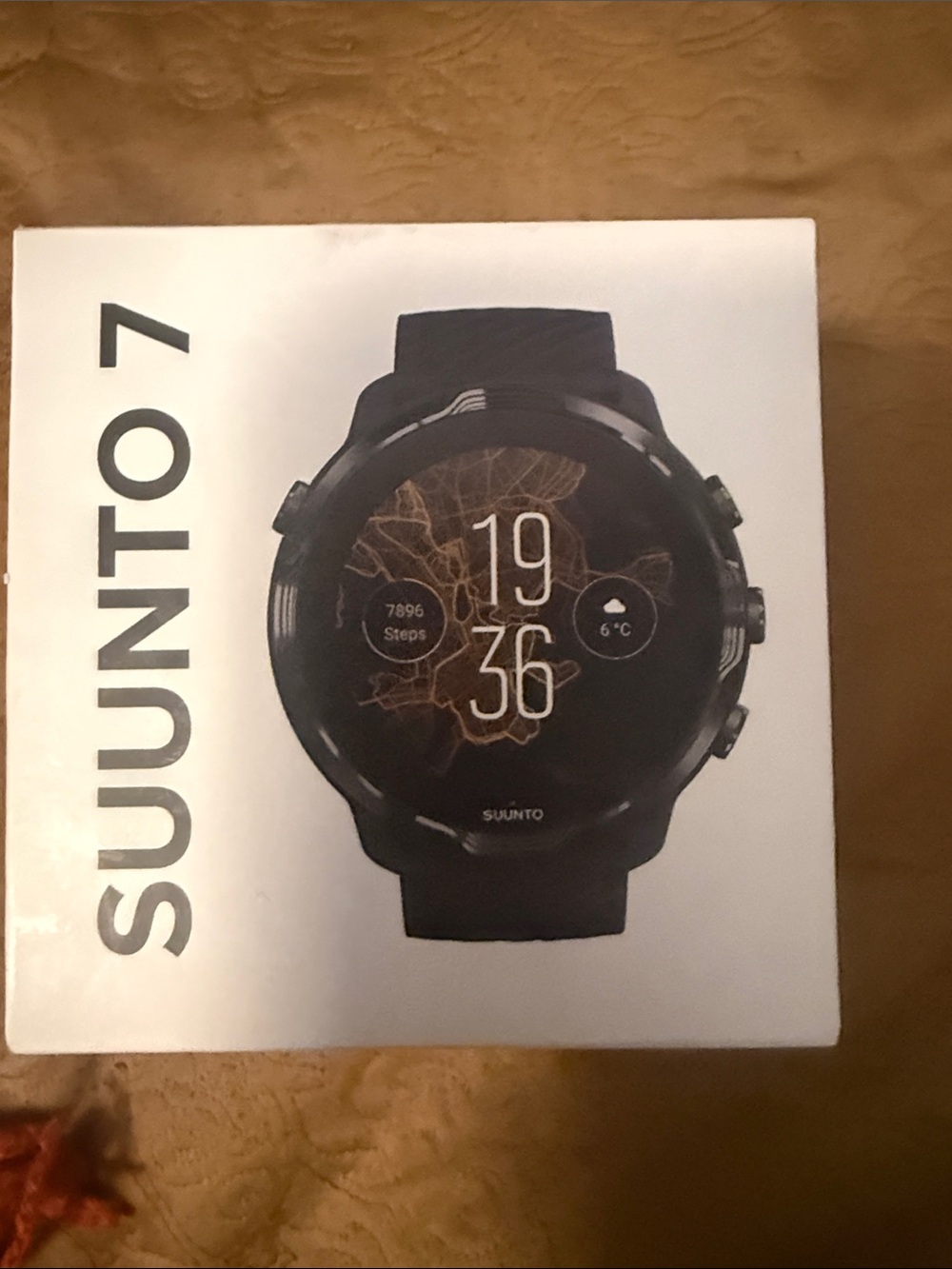 Suunto Black Digital Sports Watch with Sleek Round Face